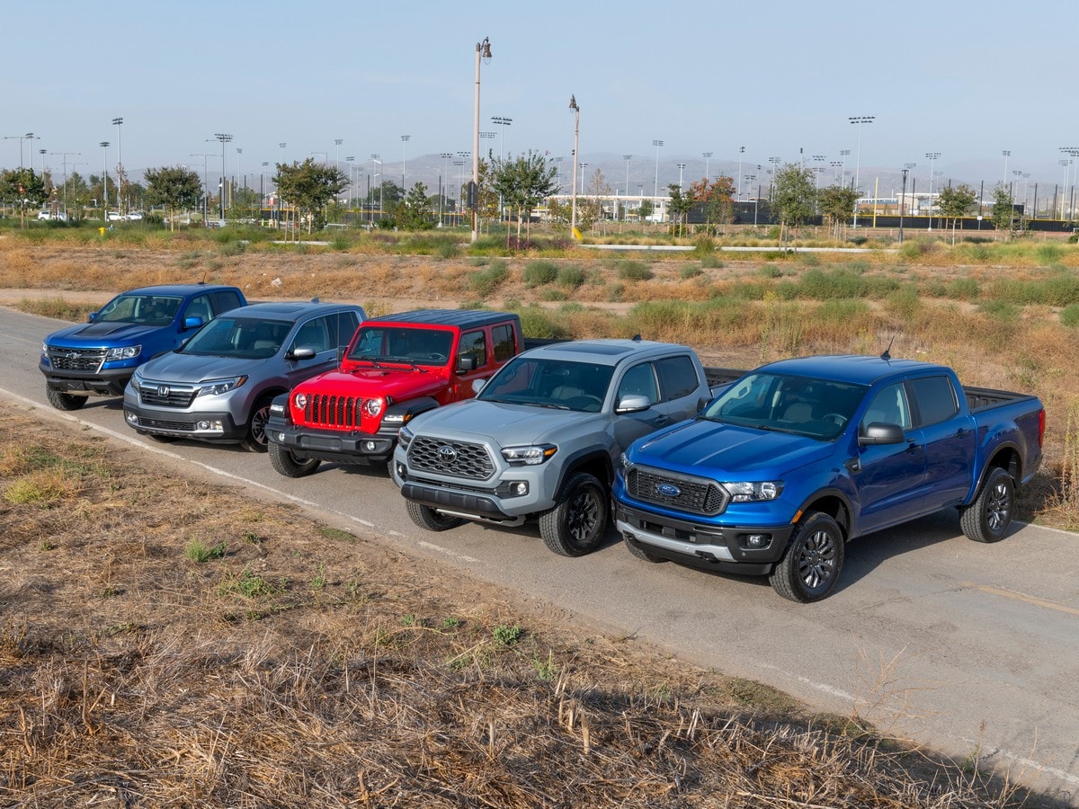 2020 Midsize Truck Comparison Kelley Blue Book
