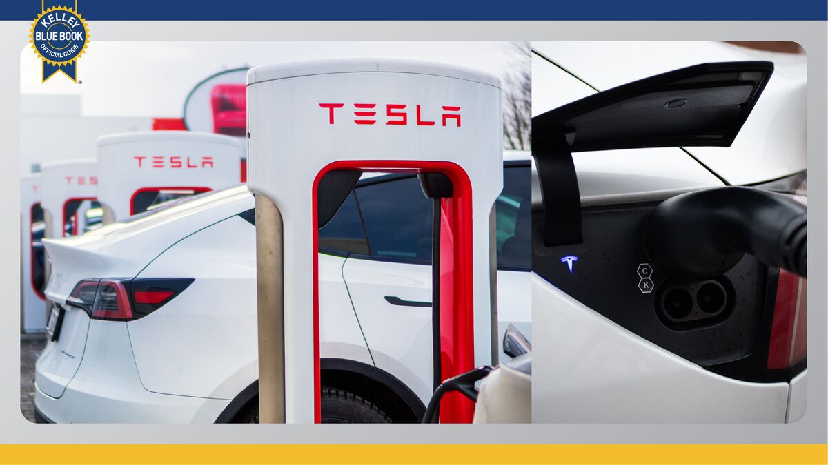 Vehicles using Tesla's Supercharger network.