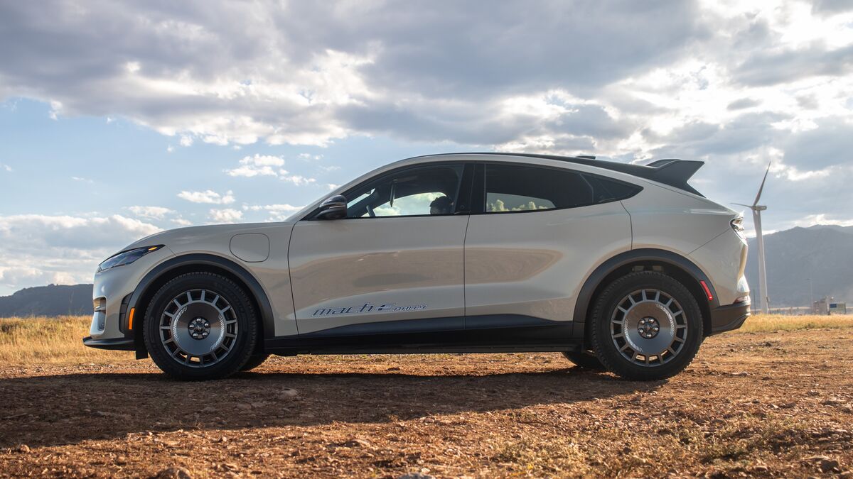2026 Ford Mustang Mach-E Rally profile