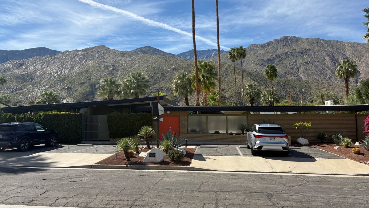 Exterior of The Desert Star, Palm Springs, California.