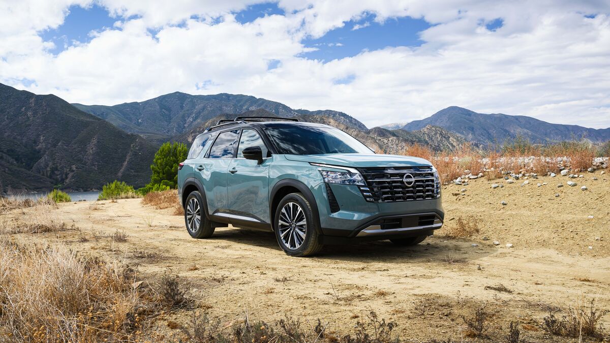 The refreshed 2026 Nissan Pathfinder features new styling and more standard equipment. 