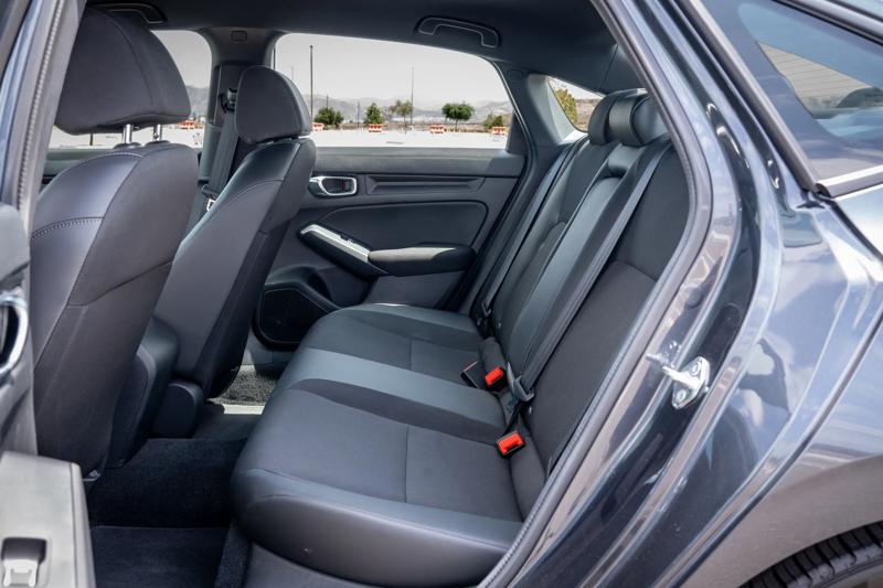 2026 Honda Civic Sport rear seat row from the left side detail
