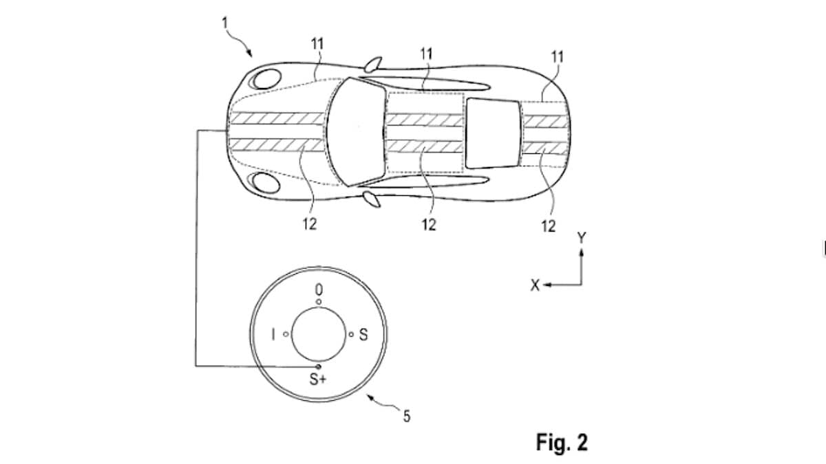 Porsche Patents Racing Stripes You Switch On and Off