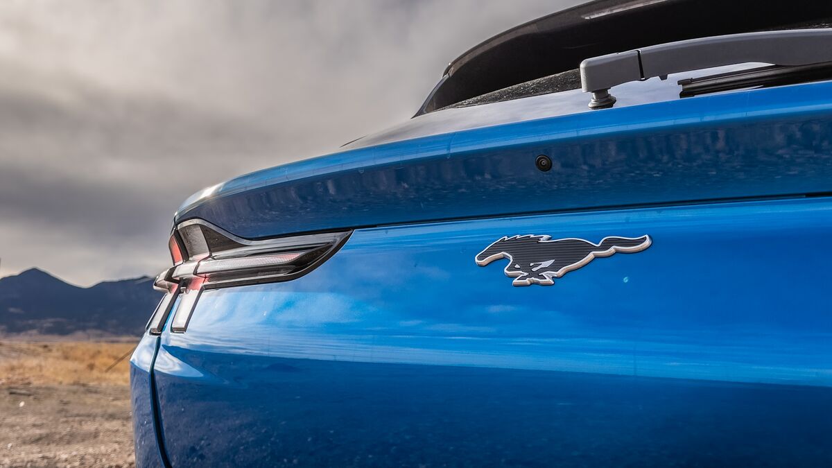 Ford Mustang Mach-E rear badge