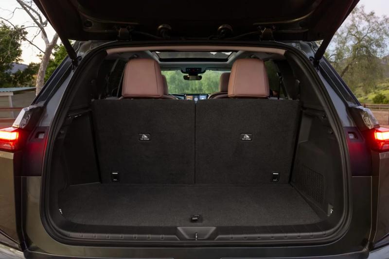 Cargo space in the Lexus TZ