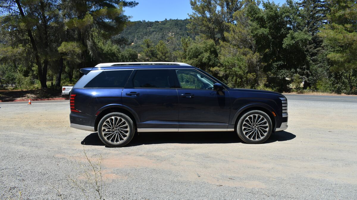 2026 Hyundai Palisade Calligraphy parked near a road.