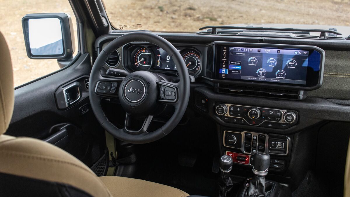 2026 Jeep Gladiator Willys front cockpit