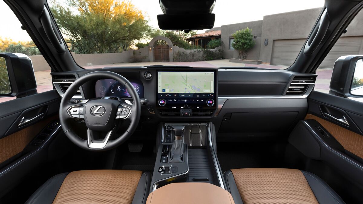 2026 Lexus GX Luxury Interior parked on a driveway.