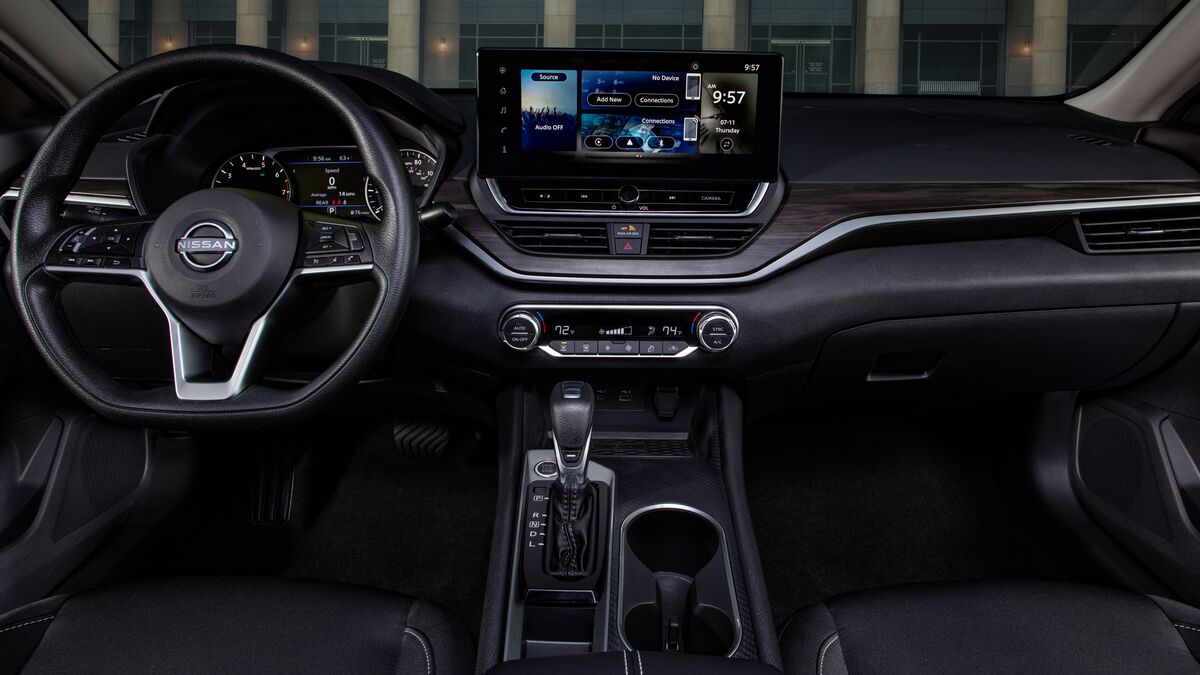 2025 Nissan Altima SV view of infotainment screen.