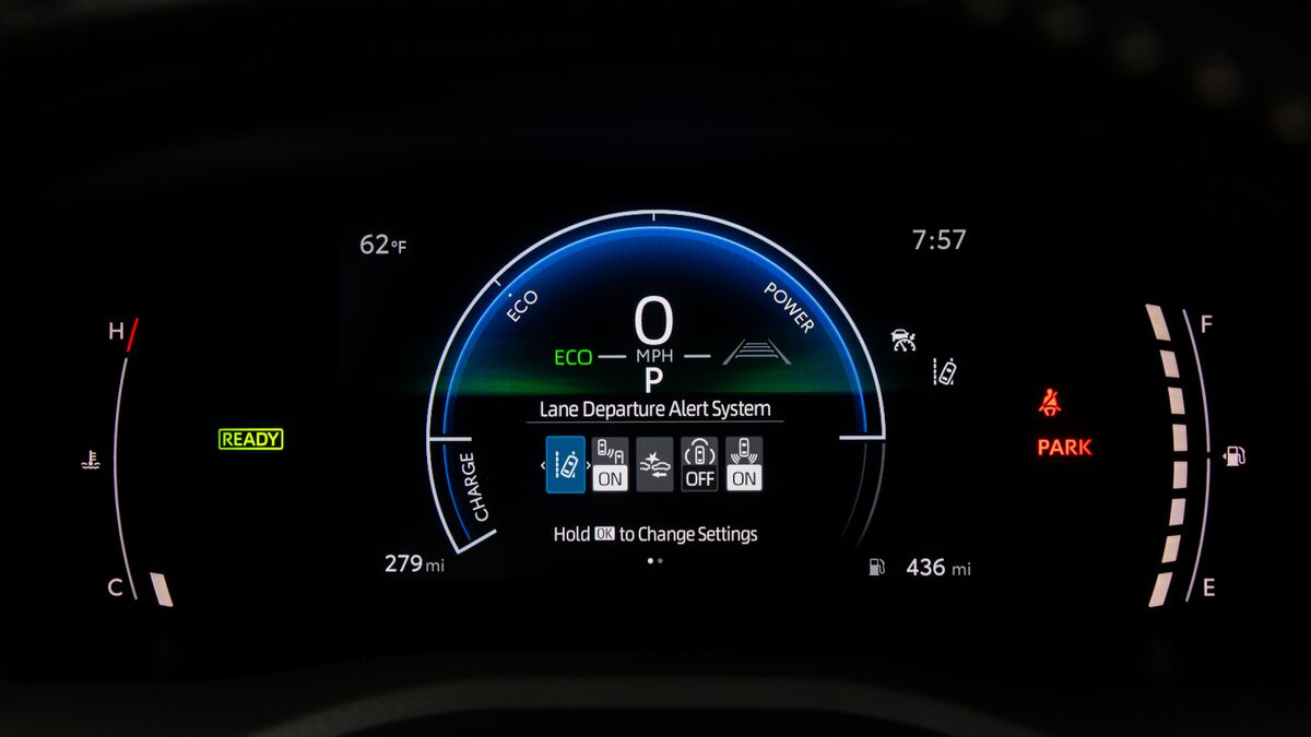 2026 Toyota Camry Nightshade instrument cluster.
