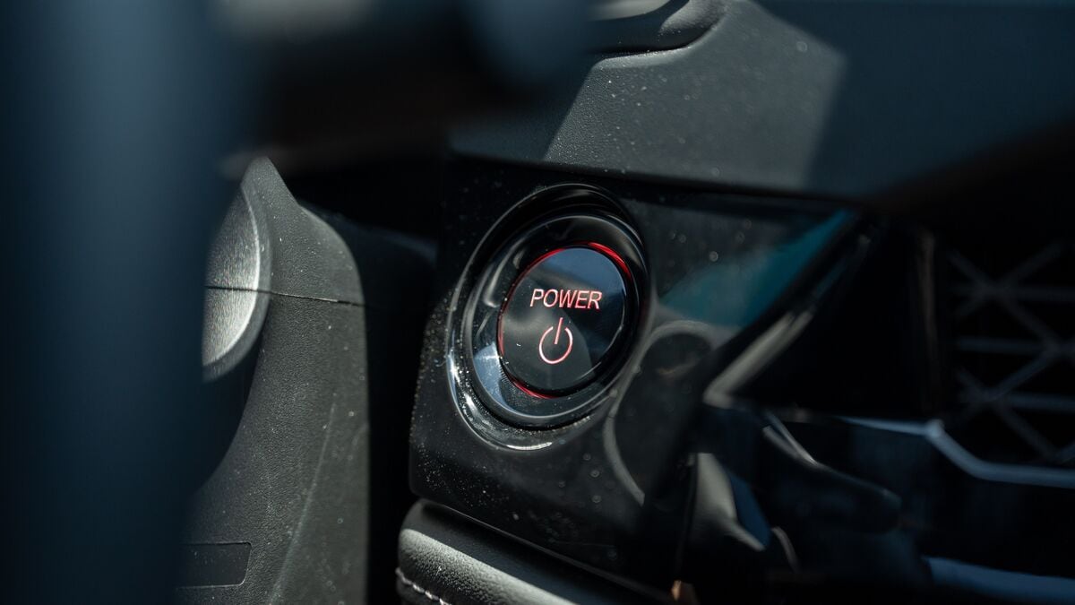 2026 Honda Accord Hybrid interior view of the start button