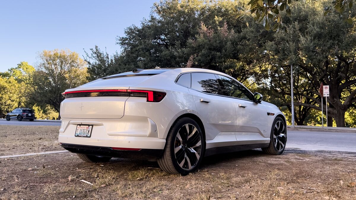 2026 Polestar 4 parked outside.
