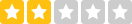 2.4 star rating