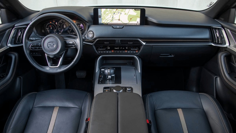 2024 Mazda CX-90 PHEV front cabin.