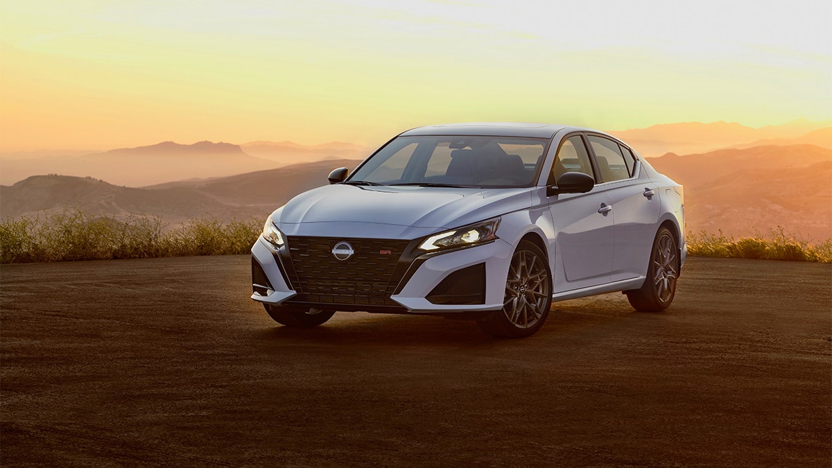 2024 Nissan Altima in white.