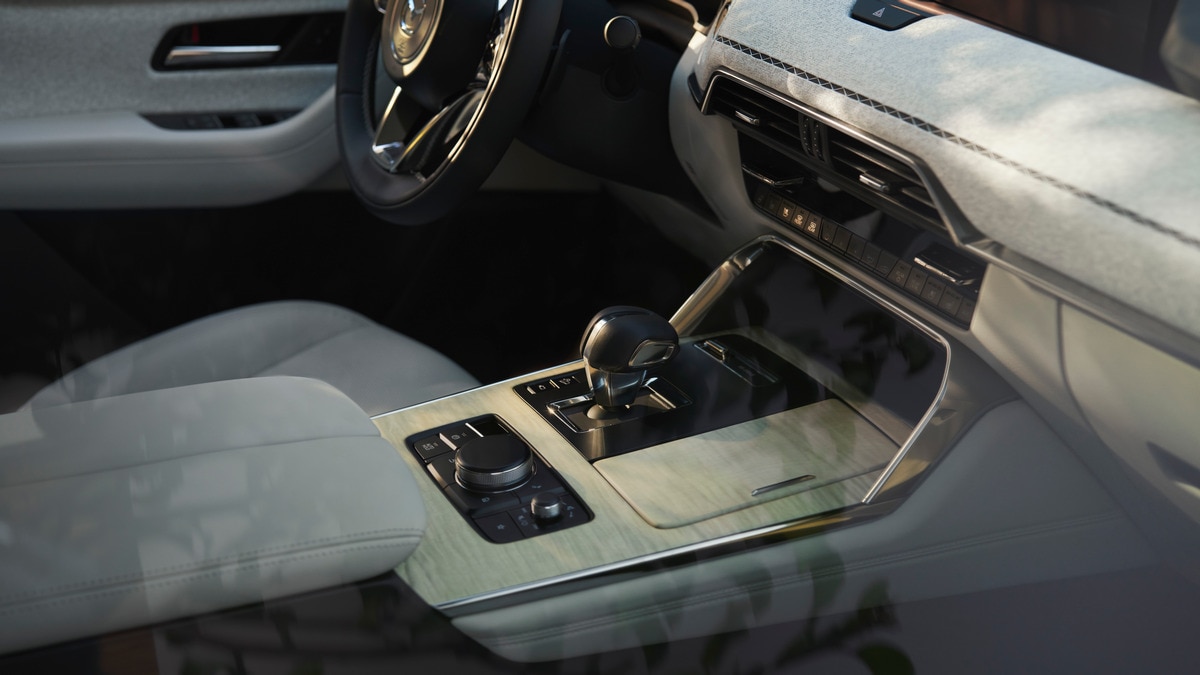 2024 Mazda CX-90 interior center console.
