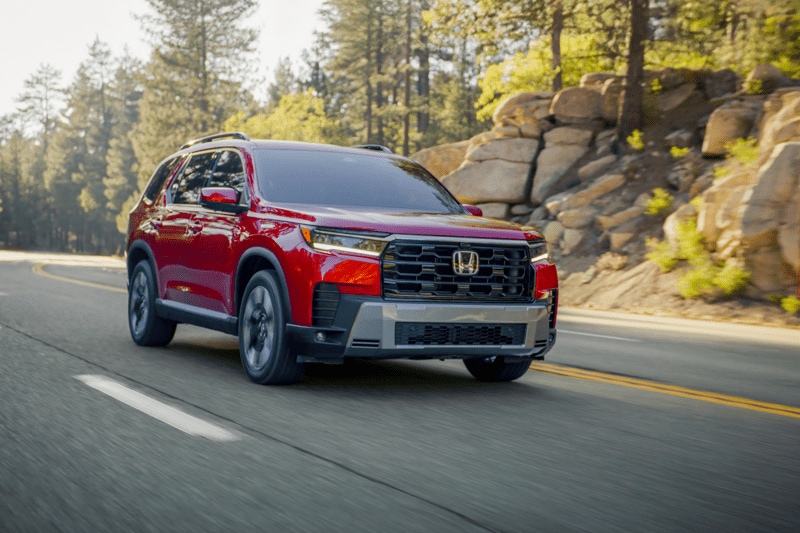 The refreshed 2026 Honda Pilot 3-row midsize SUV arrives with more standard features and a quieter cabin.