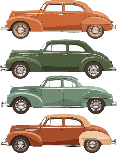 Car paint colors of the 1940s