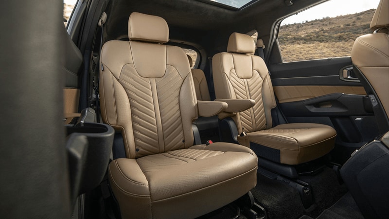 2024 Kia Sorento second row captain's chairs.