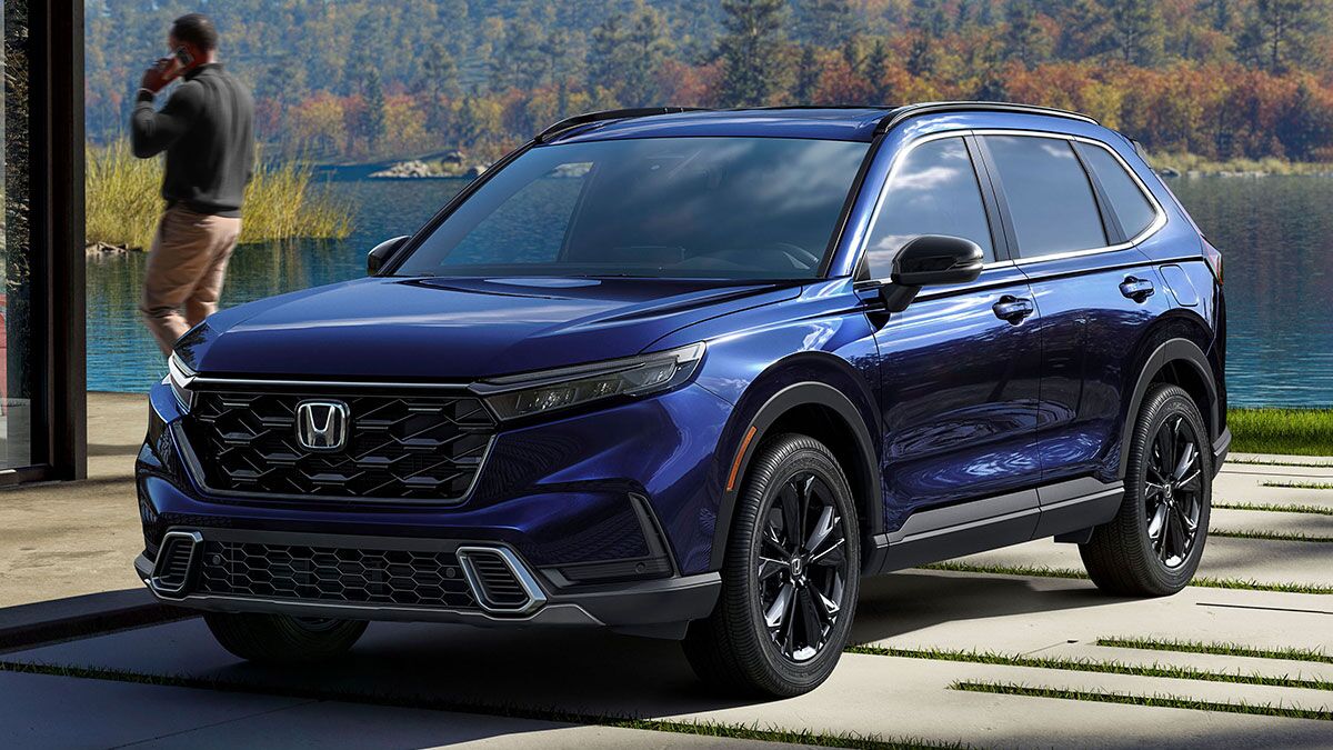 2023 Honda CR-V in blue.