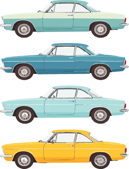 Car paint colors of the 1960s