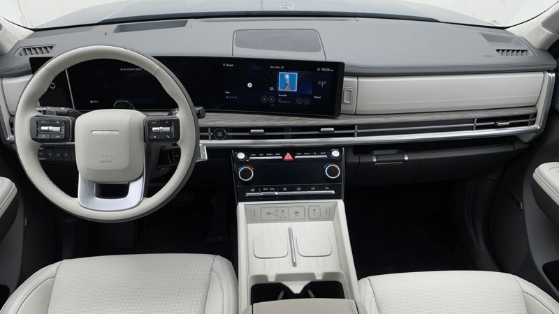 2025 Hyundai Santa Fe front cabin.