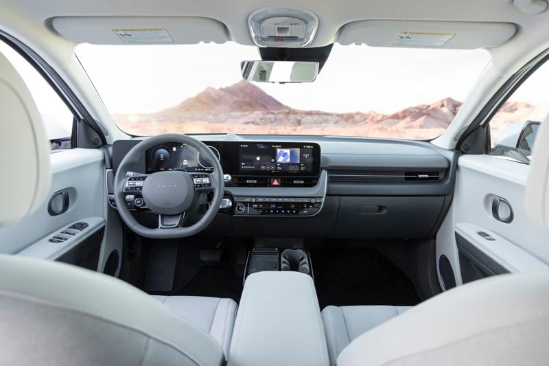 The interior of the 2025 Hyundai Ioniq 5