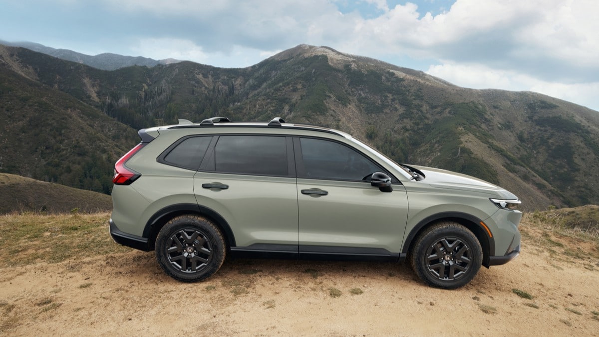 The 2026 Honda CR-V TrailSport seen in profile
