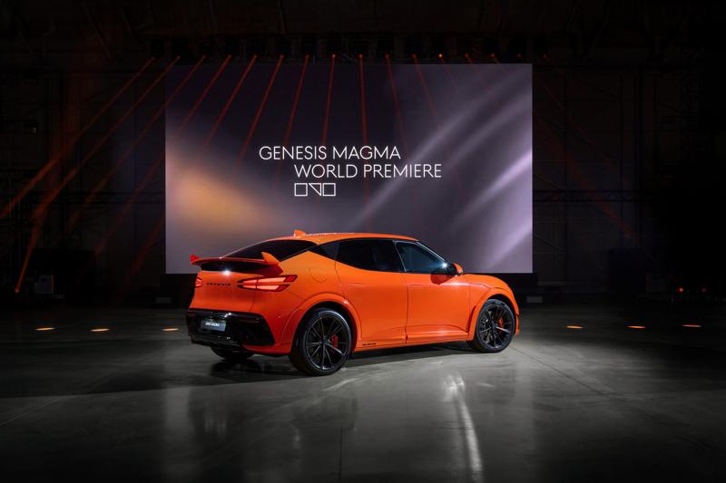 The Genesis GV60 Magma performance EV makes its world premiere in France on Nov. 20, 2025. 