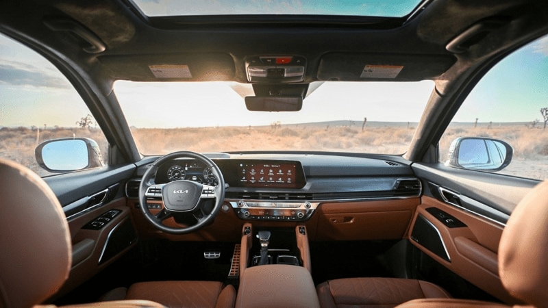 The interior of the 2023 Kia Telluride SX-Prestige X-Pro