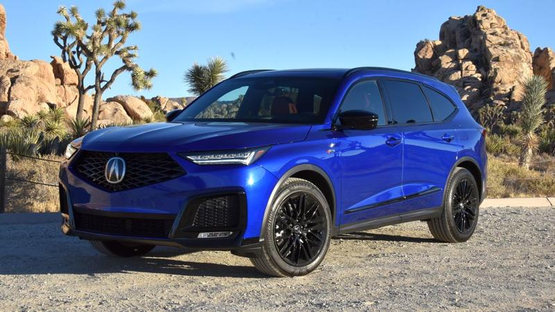 2025 Acura MDX A-Spec in Apex Blue Pearl