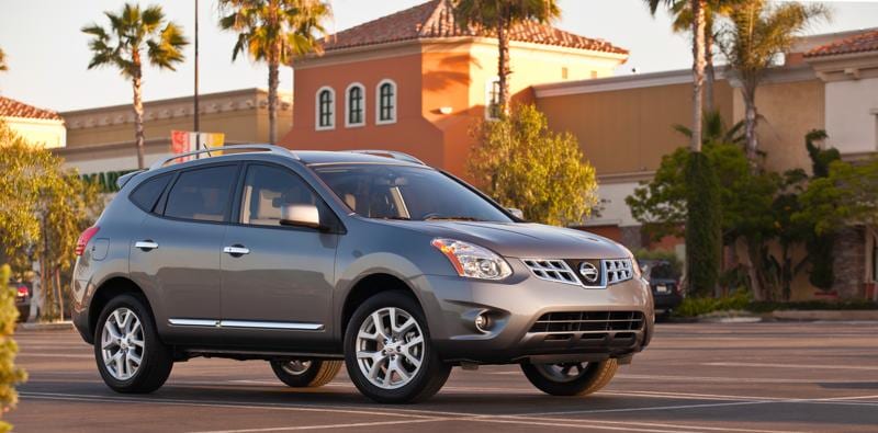 2011 Nissan Rogue on the road.