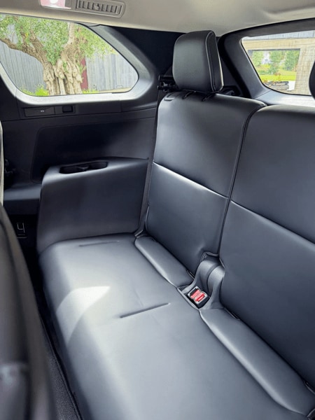 2027 Toyota Highlander dark interior 3rd row seating