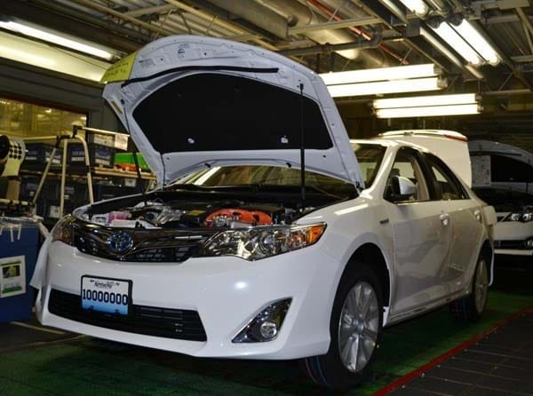 Toyota builds 10-millonth car in Georgetown, Kentucky, plant