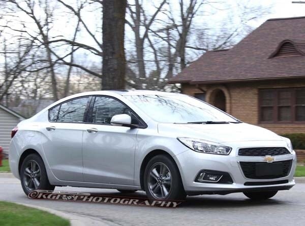 2016 Chevrolet Cruze spied