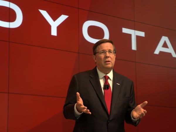 Jim Lentz, CEO of Toyota in North America