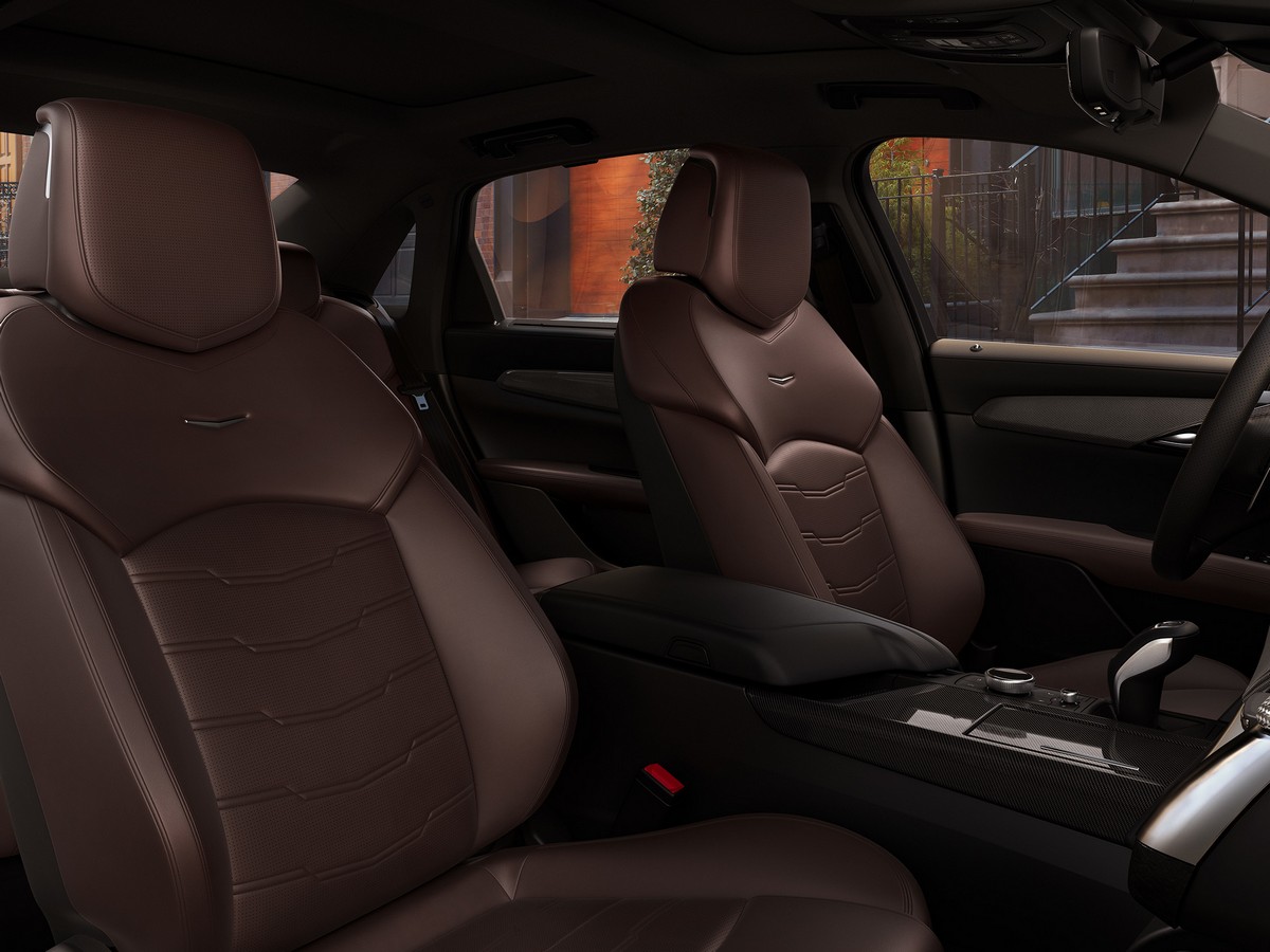 The 2019 CT6 V-Sport offers a connective environment, with a sm
