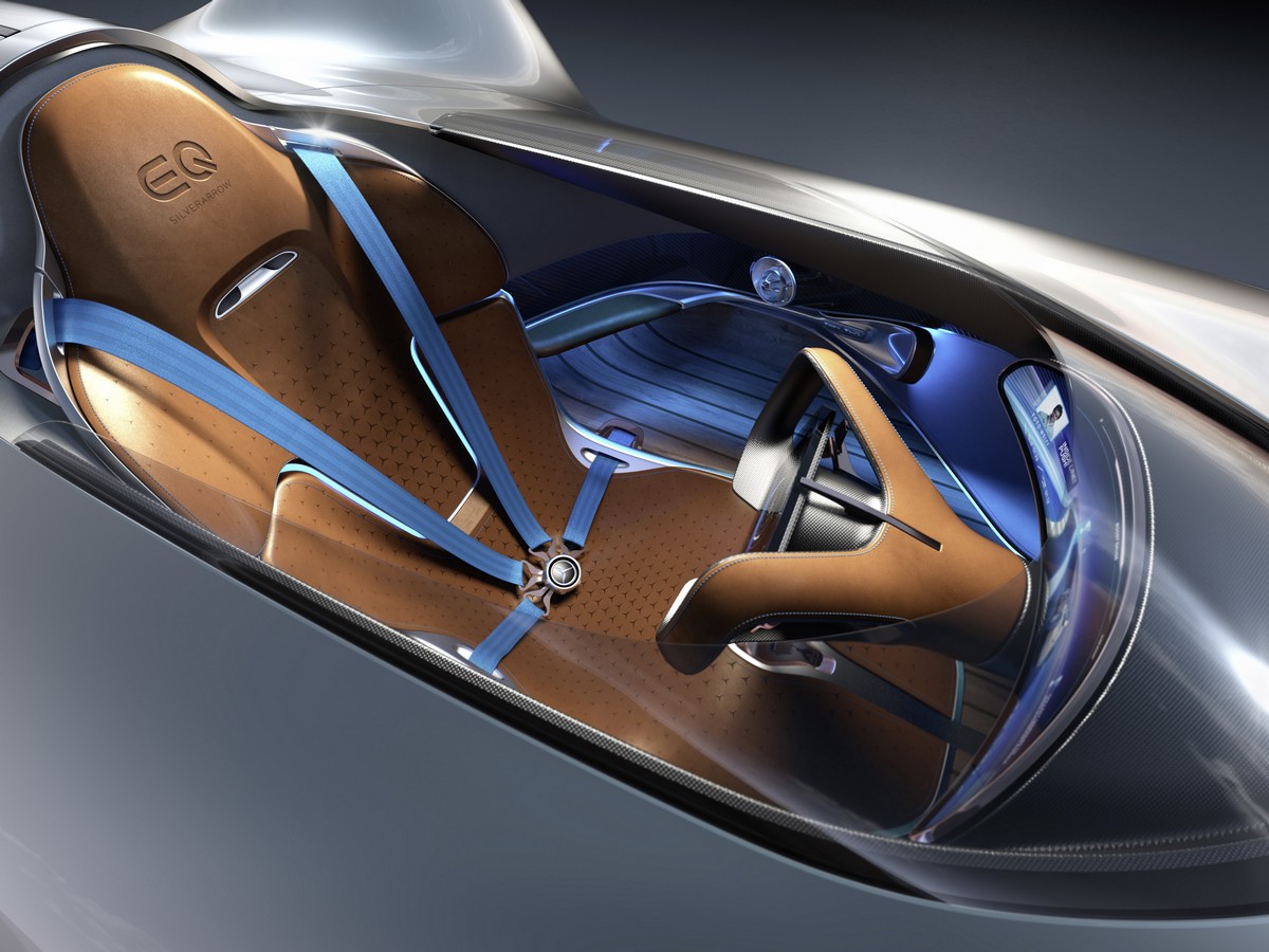 Mercedes-Benz Showcar Vision EQ Silver Arrow, Pebble Beach 2018