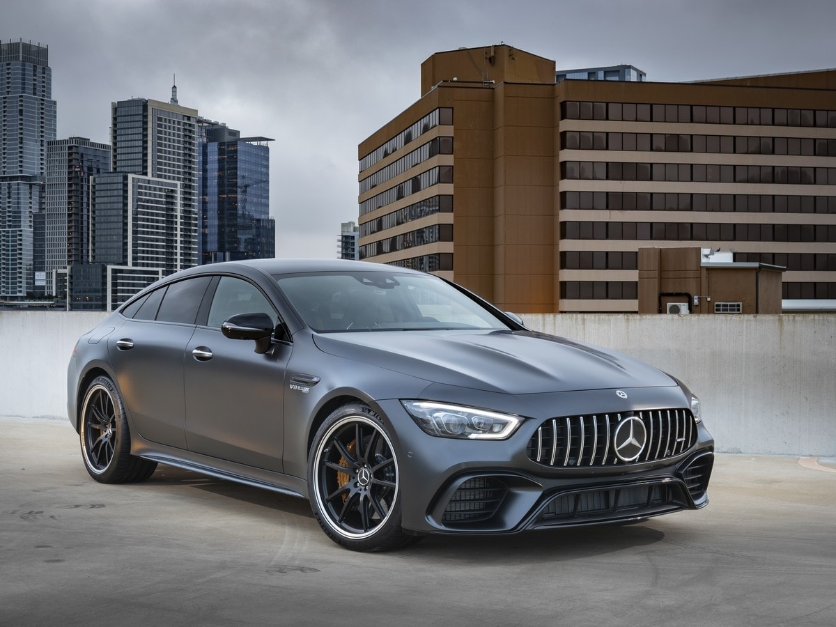 Central Rear Splitter (with vertical bars) Mercedes-AMG GT 63S 4