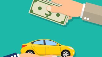 Down payment for a car