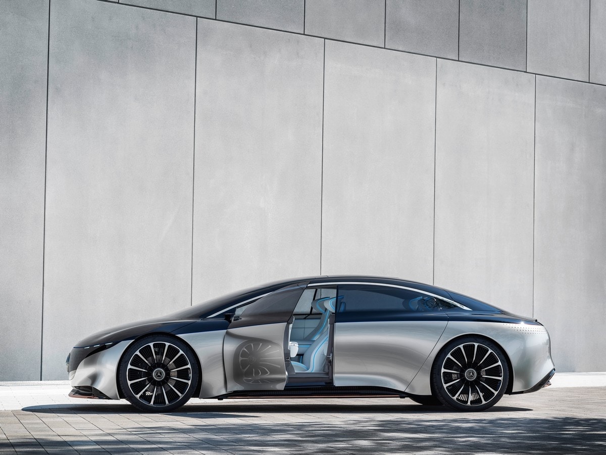 Mercedes Benz Vision EQS Concept First Look Kelley Blue Book