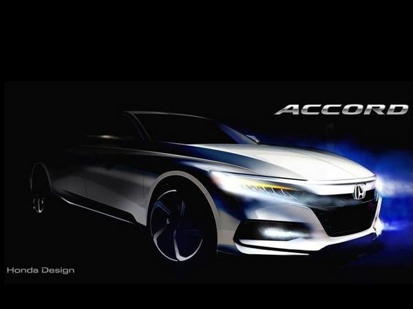 01 2018 Honda Acord Concept Teaser Sketch