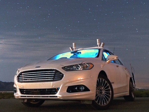 01 Ford Autonomous Fusion Lidar Night Driving