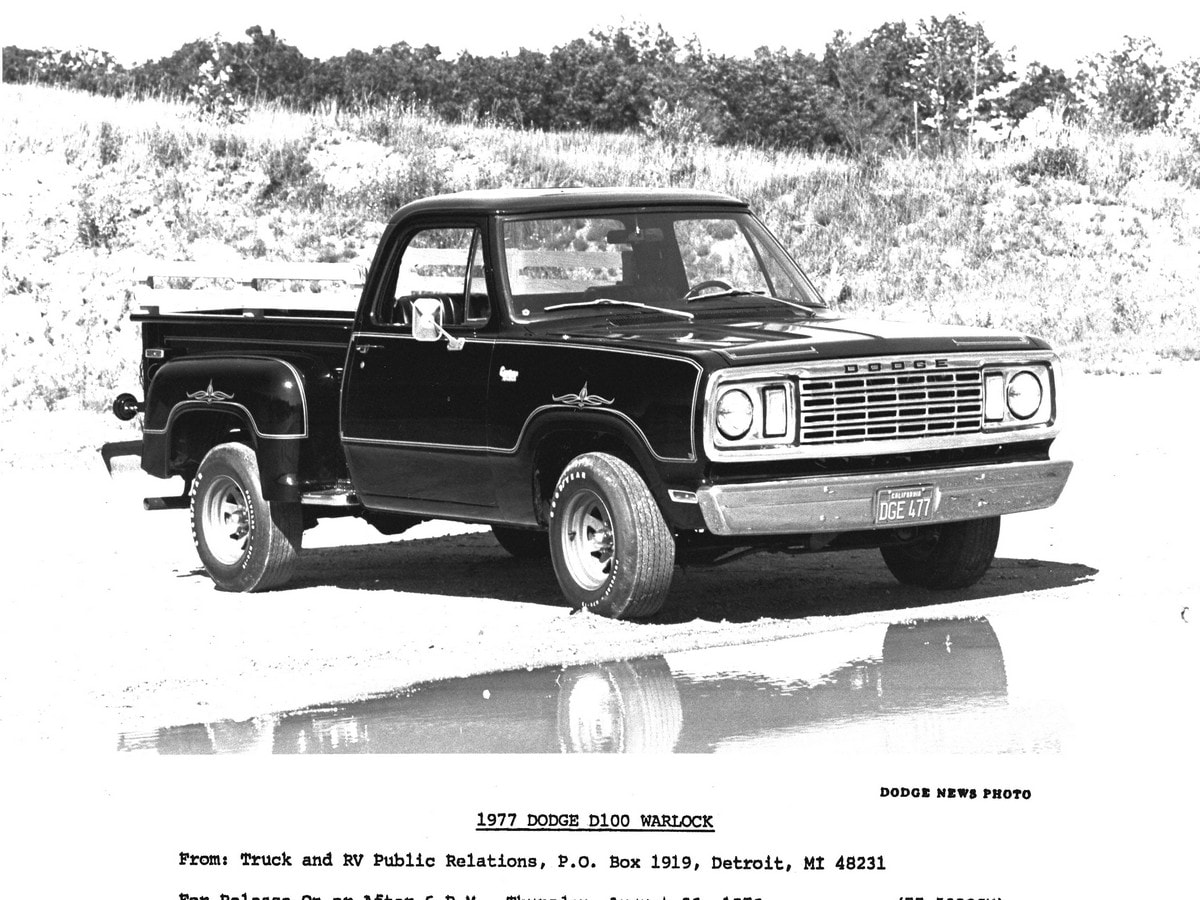 02 1977 Dodge D100 Warlock Oem