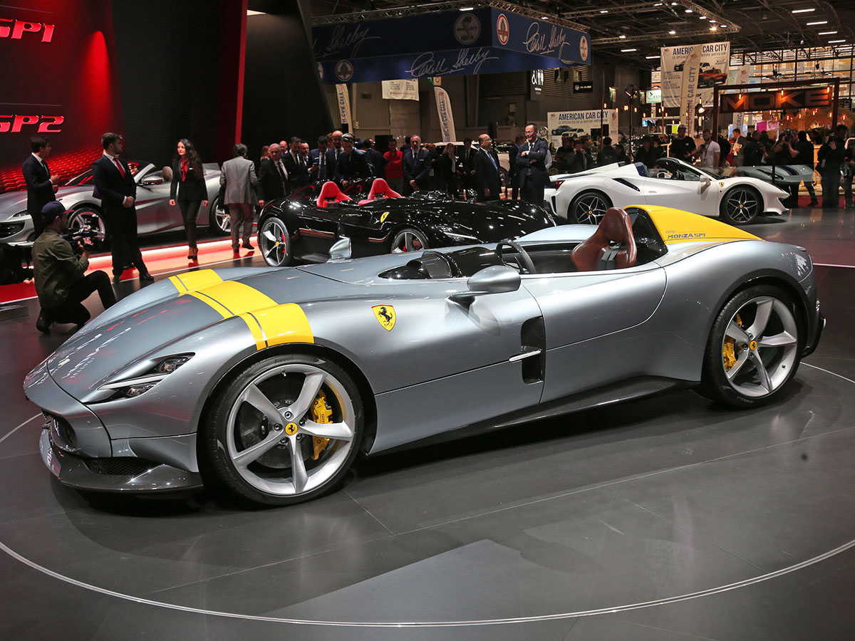 02 Car Ferrari Sp1 Motor Show Paris