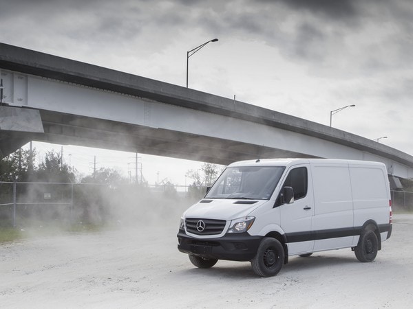 2017 Mercedes-Benz Sprinter Worker flexes its muscle