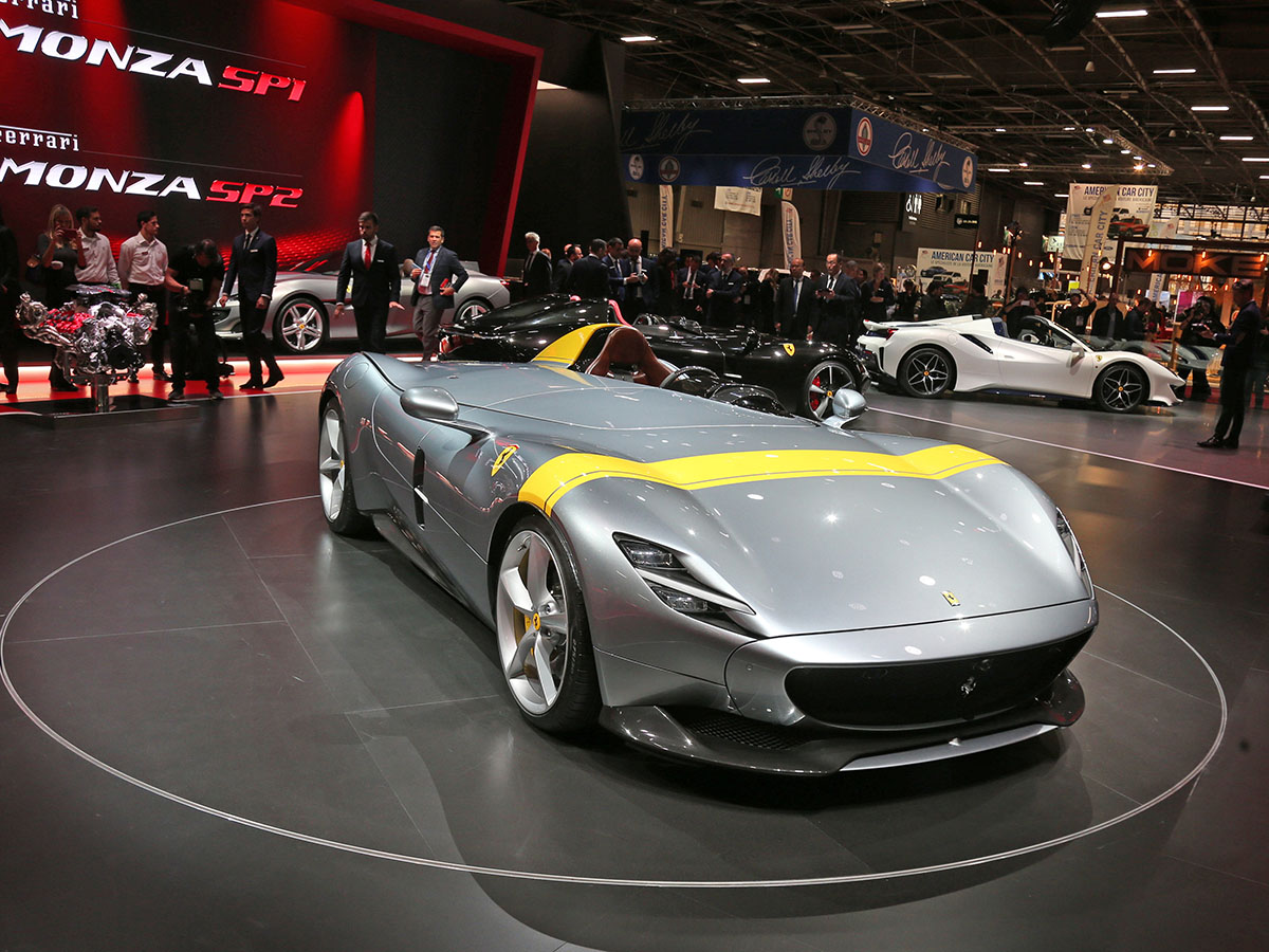03 Car Ferrari Sp1 Motor Show Paris