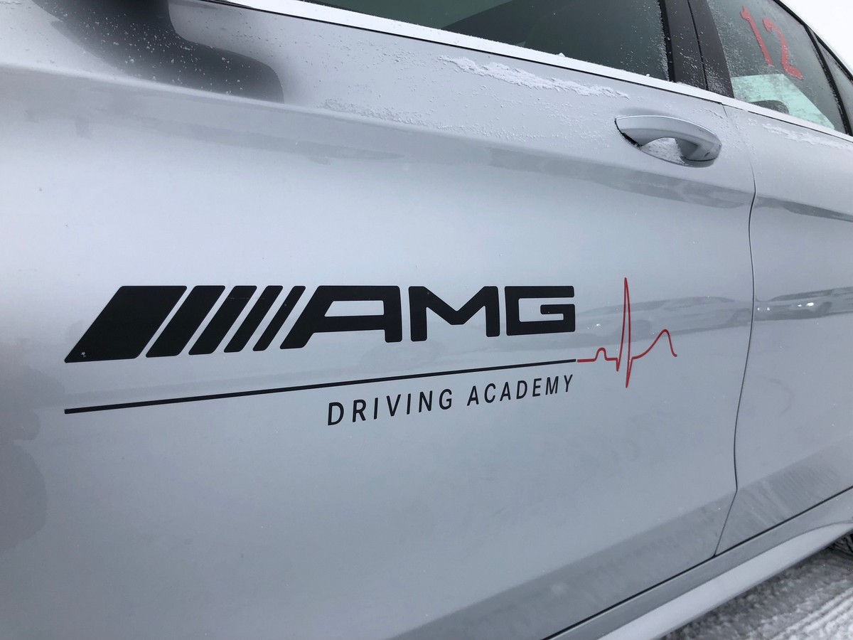 03 Mercedes Amg Winter Driving