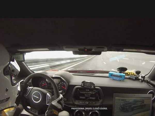 04 2017 Chevrolet Camaro Zl1 Top Speed Run