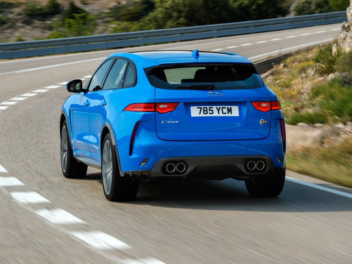 04 2019 Jaguar F Pace Svr Blue